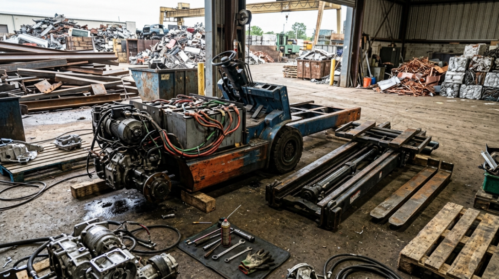 Forklift Hurdasından Hangi Metal ve Parçalar Geri Kazanılır?